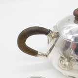 Victorian Sterling Silver Bachelors Three Piece Tea Set Antique 1872 London