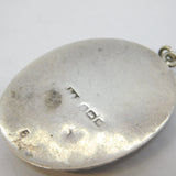 Sterling Silver Morpho Butterfly Wing Drop Pendant Antique 1921 Birmingham