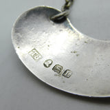 Georgian Sterling Silver Bright Cut Port Decanter Label 1806 London Antique