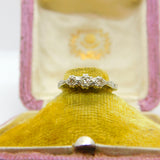 Victorian 18ct Yellow Gold 0.2ct Diamond Three-Stone Ring c1890 Antique