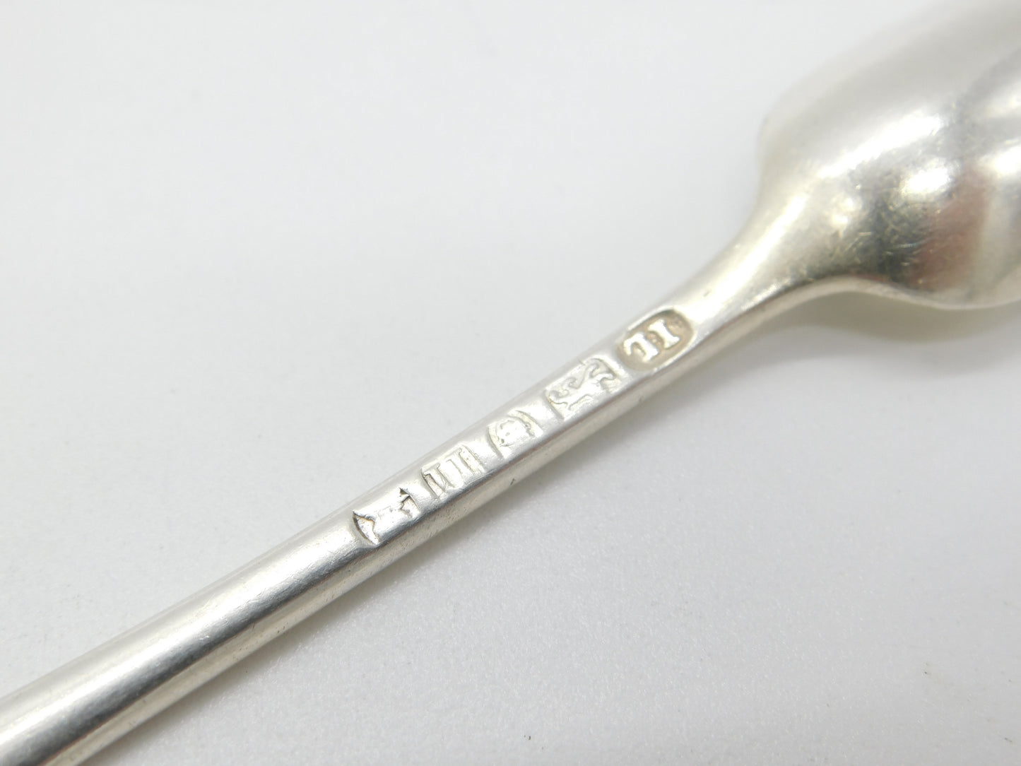 George III Sterling Silver Bone Marrow Scoop Antique 1788 London John Lambe