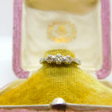 Victorian 18ct Yellow Gold 0.2ct Diamond Three-Stone Ring c1890 Antique