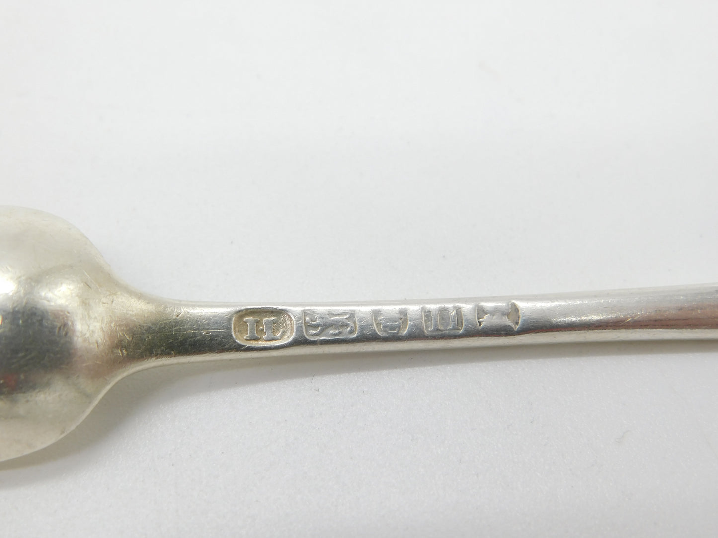 George III Sterling Silver Bone Marrow Scoop Antique 1788 London John Lambe