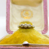 Victorian 18ct Yellow Gold 0.2ct Diamond Three-Stone Ring c1890 Antique