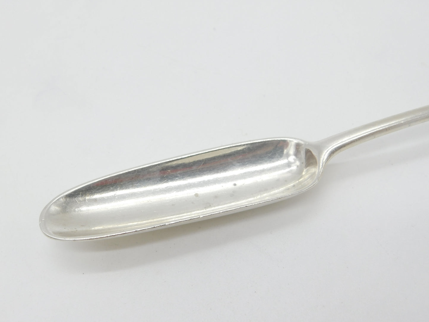 George III Sterling Silver Bone Marrow Scoop Antique 1788 London John Lambe