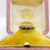Victorian 18ct Yellow Gold 0.2ct Diamond Three-Stone Ring c1890 Antique