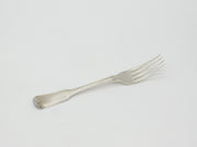 Irish Sterling Silver Table Fork with Monkey Crest Antique 1826 Georgian Dublin
