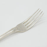 Irish Sterling Silver Table Fork with Monkey Crest Antique 1826 Georgian Dublin