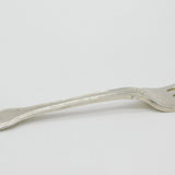 Irish Sterling Silver Table Fork with Monkey Crest Antique 1826 Georgian Dublin