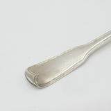 Irish Sterling Silver Table Fork with Monkey Crest Antique 1826 Georgian Dublin
