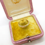 9ct Yellow, Rose & White Gold Trinity Ring Vintage c1970