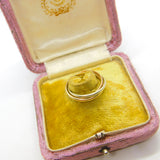 9ct Yellow, Rose & White Gold Trinity Ring Vintage c1970