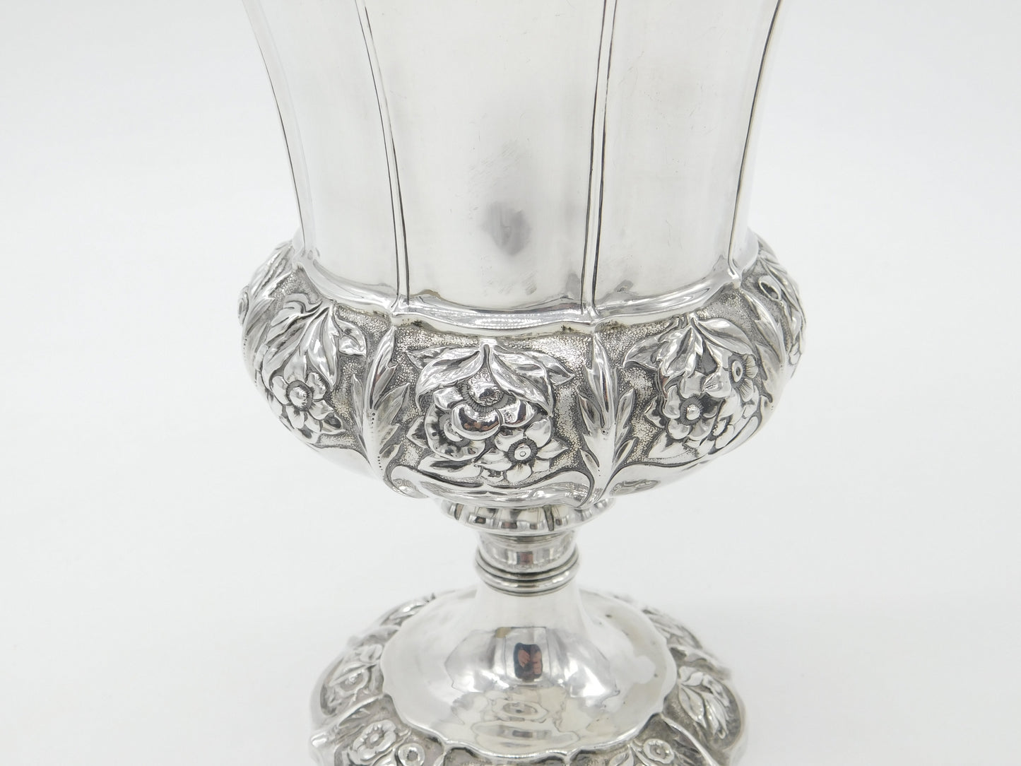 Large Georgian Sterling Silver Wine or Communion Chalice 1828 London Antique