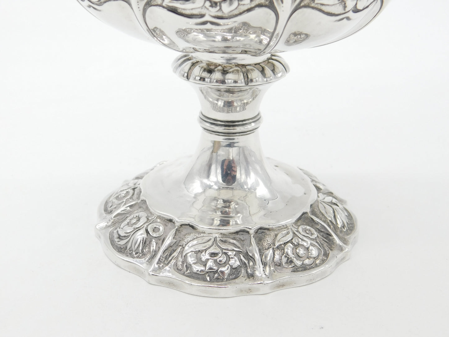 Large Georgian Sterling Silver Wine or Communion Chalice 1828 London Antique