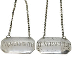 Antique Silver Vermouth Label 