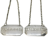 Antique Silver Vermouth Label 