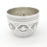 Victorian Sterling Silver Zodiac Sign Sweet Treat Bowl 1883 London Antique