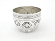 Victorian Sterling Silver Zodiac Sign Sweet Treat Bowl 1883 London Antique