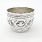 Victorian Sterling Silver Zodiac Sign Sweet Treat Bowl 1883 London Antique