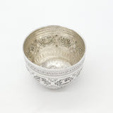 Victorian Sterling Silver Zodiac Sign Sweet Treat Bowl 1883 London Antique