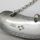 Early-Victorian Sterling Silver Whisky Decanter Label Antique 1846 London