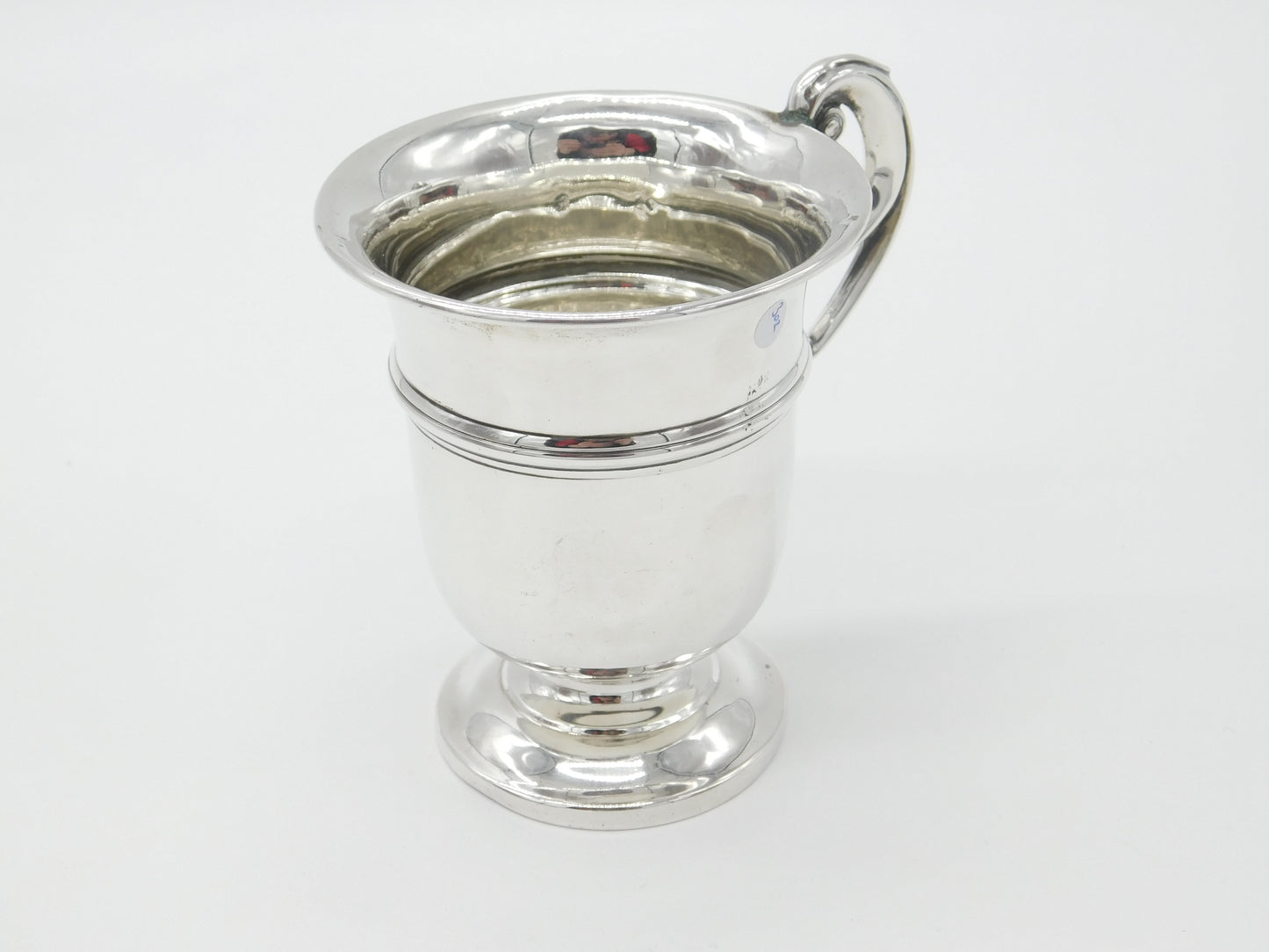 Sterling Silver Christening Mug or Cup Antique 1911 Birmingham Art Deco Williams Ltd.