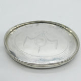 George III Sterling Silver Bright Cut Teapot & Stand Antique 1780 London