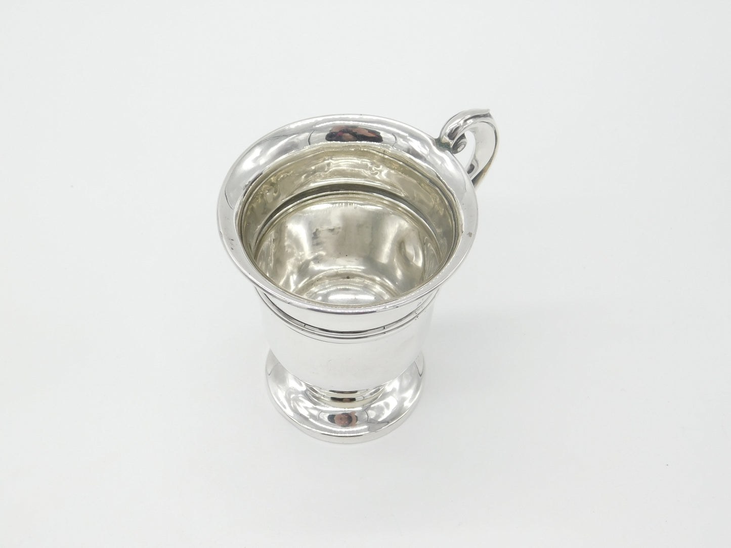 Sterling Silver Christening Mug or Cup Antique 1911 Birmingham Art Deco Williams Ltd.