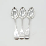 Georgian York Assay Sterling Silver Set of Table Spoons 1830 Barber & Whitwell