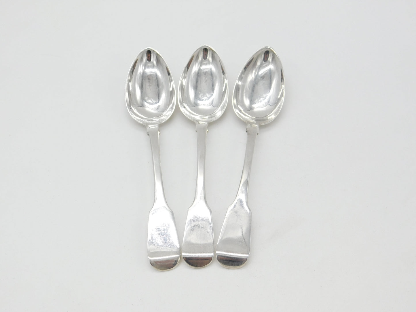 Georgian York Assay Sterling Silver Set of Table Spoons 1830 Barber & Whitwell