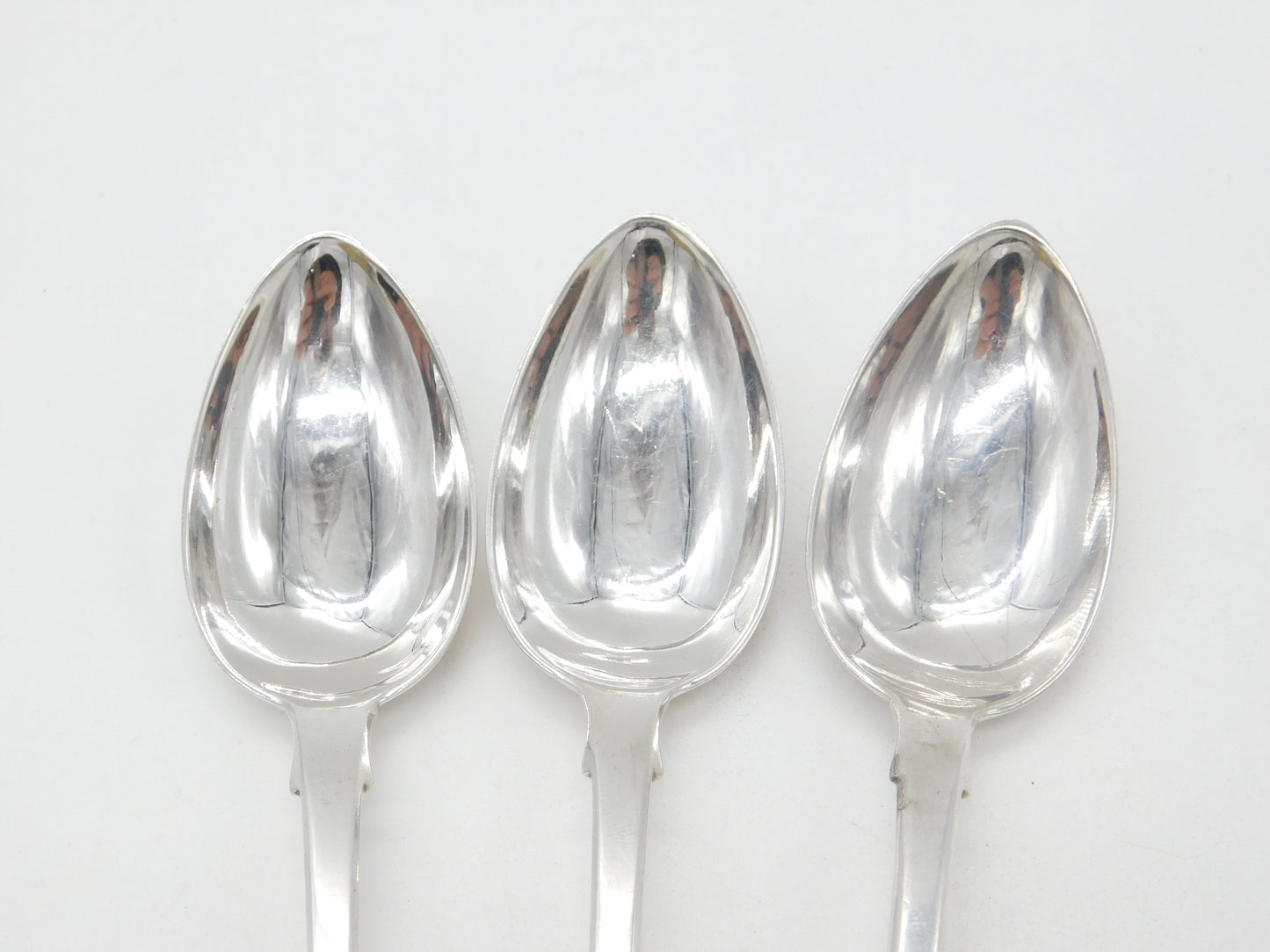 Georgian York Assay Sterling Silver Set of Table Spoons 1830 Barber & Whitwell