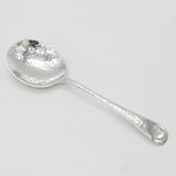 Arts & Crafts Planished Sterling Silver Serving Spoon 1927 Sheffield Antique