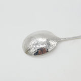 Arts & Crafts Planished Sterling Silver Serving Spoon 1927 Sheffield Antique