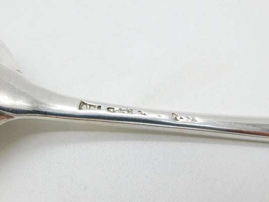 Georgian Sterling Silver Beaded Edge Serving Spoon 1773 London Antique