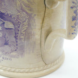 King William IV & Queen Adelaide Pearlware Coronation Mug Antique 1830 AF