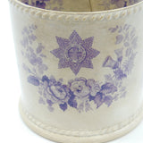 King William IV & Queen Adelaide Pearlware Coronation Mug Antique 1830 AF