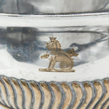 Pair of Georgian Old Sheffield Silver Plated Bacchus Mask Wine Coolers c1780