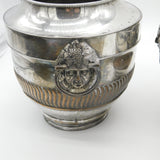 Pair of Georgian Old Sheffield Silver Plated Bacchus Mask Wine Coolers c1780