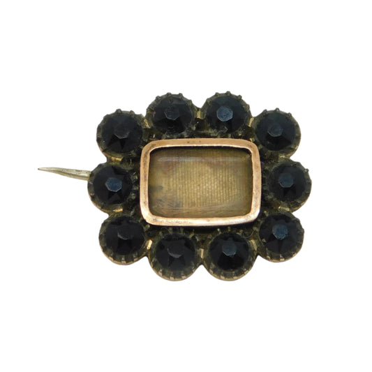 Antique Georgian Mourning Brooch Jewellery