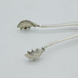 Georg Jensen Danish Sterling Silver Acanthus Pattern Ice Tongs Antique c1925