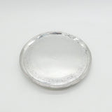 George III Sterling Silver Circular Crested Salver Dish Antique 1794 London John Hutson