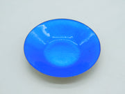 David Anderson Norway Sterling Silver Blue Guilloche Enamel Dish Antique c1930