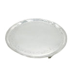 Georgian Silver Salver Antique Dish