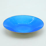 David Anderson Norway Sterling Silver Blue Guilloche Enamel Dish Antique c1930