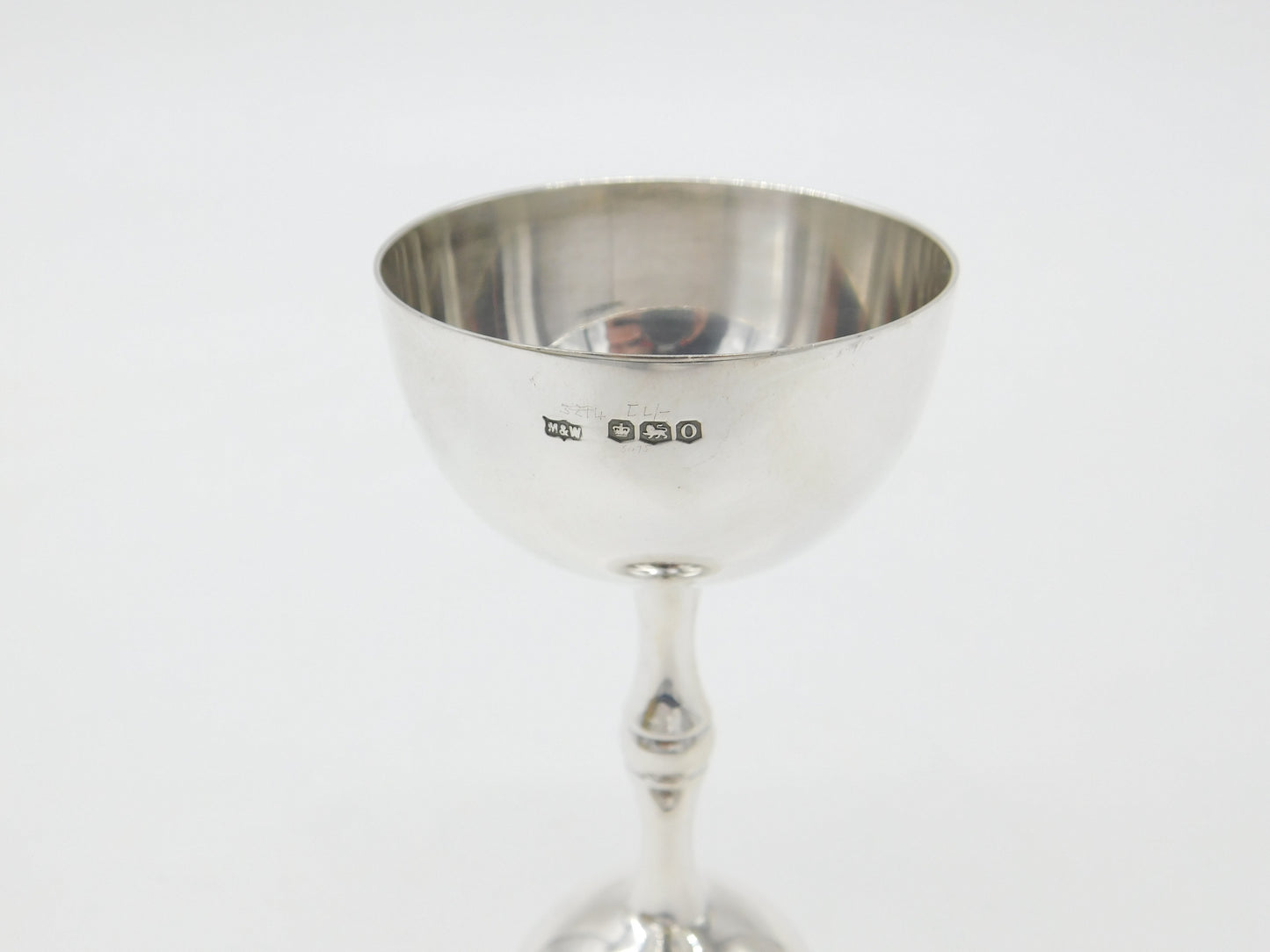 Sterling Silver Double Ended Jigger Shot Measure Cup 1931 Sheffield Antique