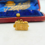 9ct Yellow Gold Opening Film Camera Charm Pendant Vintage 1961 Birmingham
