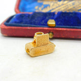 9ct Yellow Gold Opening Film Camera Charm Pendant Vintage 1961 Birmingham