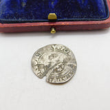 Early Milled Queen Elizabeth I Shilling Coin 1558-1603 Worn Condition Antique