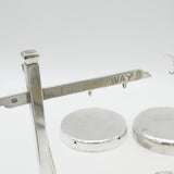 Victorian Pair of Silver Plated 'Little Bo-Peep- Nursery Rhyme Dinner Gongs 1890
