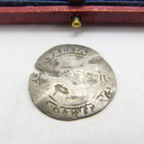 Early Milled Queen Elizabeth I Shilling Coin 1558-1603 Worn Condition Antique